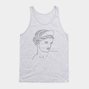 Aphrodite Greek Goddess Statue Tank Top